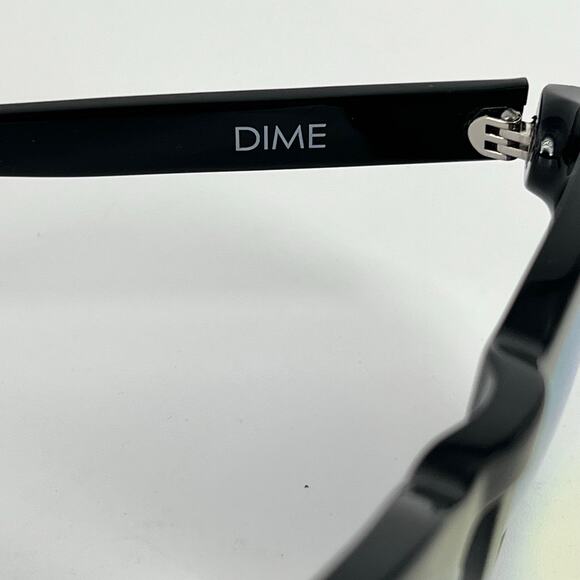 DIFF Eyewear Dime black with gold mirror lenses - Picture 3 of 6